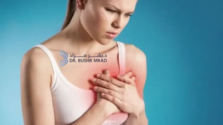 أعراض الورم الحميد في الثدي